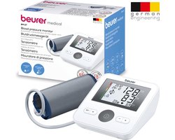 Beurer BM 27 Basic Bloeddrukmeter bovenarm - Aanbevolen door Hartstichting - Onregelmatige hartslag - Risico-indicator - Manchet-aanbreng controle - Manchet 22 tot 42 cm - Klinisch gevalideerd - Digitale Bloeddrukpas - 5 Jaar garantie