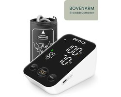 Bintoi® BX300 - Bloeddrukmeter Bovenarm - Hartslagmeter - Incl. Opbergtas en Batterijen - 2 Gebruikers