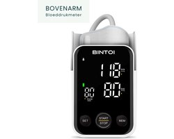 Bintoi® BX400 - Bloeddrukmeter Bovenarm - Hartslagmeter - Incl. Batterijen - 2 Gebruikers