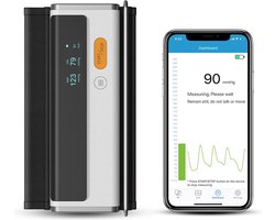 BP2 Smart Bloeddrukmeter + ECG, Bluetooth Sync, 3 BP-metingen, Bloeddrukmeter voor thuisgebruik, ECG-monitor