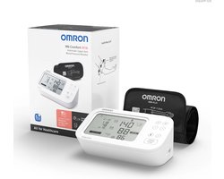 Omron M6 Comfort - Bloeddrukmeter Bovenarm - Aanbevolen door Hartstichting - Blood Pressure Monitor met Hartslagmeter en AFib - Model 2024