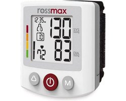 Rossmax BQ705 - polsbloeddrukmeter - Klinisch Gevalideerd - Hartslagmeter - Extra Grote Knoppen - Onregelmatige Hartslag - 2 Gebruikers - Geheugen 120 Metingen - Gemiddelde 3 Metingen - Bewegingsdetectie - Opbergzak en Batterijen - 5 jaar garantie