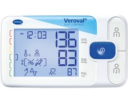 Veroval Duo Control Bovenarmbloeddrukmeter - dé bovenarmbloeddrukmeter - Meet ook correct bij hartritmestoornissen - manchet L (32 -42 cm)