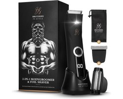 Bodygroomer Mannen 2.0 – Body Trimmer Heren – Foil Shaver - Extra Scheerkop - Trimmer Schaamstreek – Manscaped - Brothers in Style®