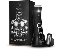 Bodygroomer Mannen 2.0 – Body Trimmer Heren – Foil Shaver - Trimmer Mannen Schaamstreek – Skin Safe - Brothers in Style®