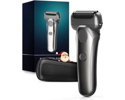 Bodygroomer Mannen - Body trimmer Heren - Body Shaver Mannen - Lichaam Groomer - 360° Flex - Waterdicht - LED-scherm - Grijs