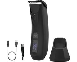 Bodygroomer Mannen - Body trimmer Heren - Body Shaver Mannen - Lichaam Groomer - Zwart - Werkt op batterijen