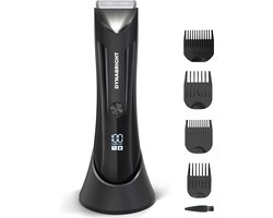 DynaBright Bodygroomer Mannen - Waterdicht - Incl 4 Opzetstukjes - Oplaad Standaard - Ingebouwd LED - Body Trimmer