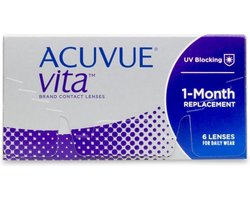 -1.00 - ACUVUE® VITA - 6 pack - Maandlenzen - BC 8.80 - Contactlenzen