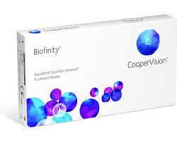 +1,00 Biofinity - 6 pack - Maandlenzen - Contactlenzen