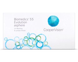 +1.00 - Biomedics® 55 evolution - 6 pack - Maandlenzen - BC 8.80 - Contactlenzen