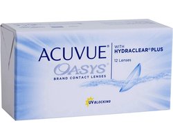 -1.25 - ACUVUE® OASYS with HYDRACLEAR® PLUS - 12 pack - Weeklenzen - BC 8.40 - Contactlenzen