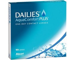 -1.25 - DAILIES® AquaComfort PLUS® - 90 pack - Daglenzen - BC 8.70 - Contactlenzen