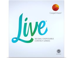 -1.25 - Live® - 90 pack - Daglenzen - BC 8.60 - Contactlenzen