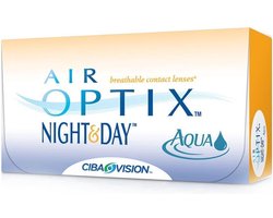 -2.25 - Air Optix® Night & Day® - 6 pack - Maandlenzen - BC 8.60 - Contactlenzen