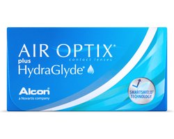 -2.25 - Air Optix® Plus Hydraglyde® - 3 pack - Maandlenzen - BC 8.60 - Contactlenzen