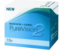 -8,00 PureVision 2 HD - 6 pack - Maandlenzen - Contactlenzen