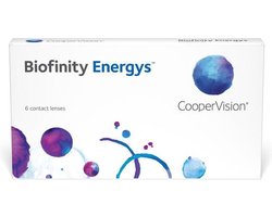 Biofinity Energys [6 stuks] S -0,00 (maandlenzen) - contactlenzen