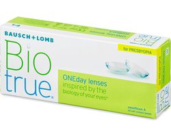 Biotrue ONEday for Presbyopia (30 Linsen) Stärke: -9.00, BC: 8.60, DIA: 14.20, Add power: Low (+0.75 - +1.50)