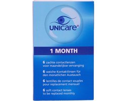 Unicare maandlenzen 6-pack X 2 -3.25 - Zachte Maandlenzen