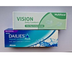 Vision Daily Comfort + Multifocal - Dailies Aqua Comfort Plus MF private label - 30 pack - -6.00 Med