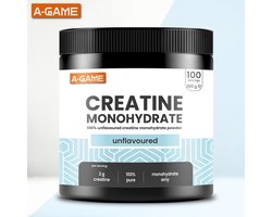 A-Game creatine poeder - 100% creatine monohydraat (300 g) neutrale smaak - ORIGINAL