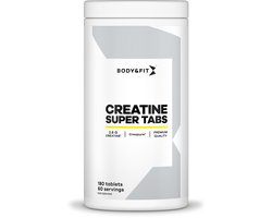 Body & Fit Creatine CreaPure® Super Tabs - Creatine Monohydraat - Creatine Capsules - 180 Tabletten - 1 Pot