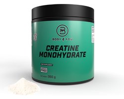 Body4You | Creatine Monohydraat | Spieropbouw - 350 gram – 70 servings microfijn poeder