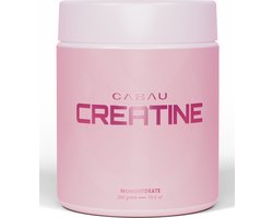 Cabau Creatine - 300 grams - Voor meer kracht en betere prestaties - Stimuleert spiergroei & (vetvrije) spiermassa