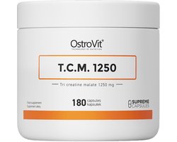 Creatine - 24 x Tri Creatine Malate 1250mg 180 Capsules OstroVit -