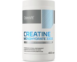 Creatine - Creatine Monohydrate - Creatine Monohydraat - 3300 mg - 400 Capsules - Grote voorraad! - Supplementen - OstroVit - Laboratorium getest kwaliteit!