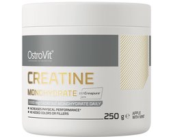 Creatine - Creatine Monohydrate - Gepatenteerde CREAPURE® - Creapure - Zuiverste Creatine Monohydraat op de markt! - 250 g heerlijke Apple-mint smaak! - OstroVit