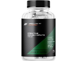 Creatine Monohydraat (25% Korting) - 200 Capsules + Gratis Pillendoosje - Creatine Monohydrate - Supplement voor Spieropbouw - Creatine