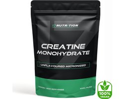 Creatine Monohydraat | 500 Gram | Micronized | Smaakloos | 200 Mesh | 17Nutrition