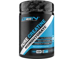 Creatine Poeder - 1kg / 1000 g - Zuiver Creatine Monohydraat - Optimale Oplosbaarheid - Veganistisch - Geen Additieven - Zuiver Poeder