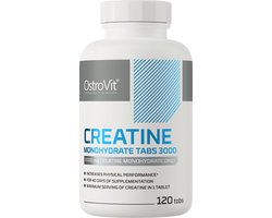 Creatine Supplementen - Creatine Monohydraat - Creatine Monohydrate - 3000 mg - 120 tabletten - OstroVit