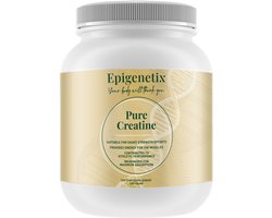 Epigenetix - Pure Creatine - 500 gram - Zeer krachtige werking, voor een toename van spiermassa, verhoogde spierkracht, sneller herstel & explosieve kracht en snelheid