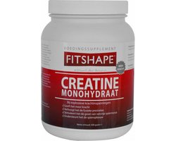 Fitshape - Creatine Monohydraat - Sportvoeding - 500 gram