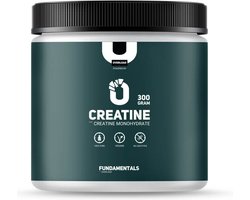 Fundamentals Creatine Monohydrate - Vegan - Creapure® - Sportvoeding - 300g poeder - Voedingssupplement