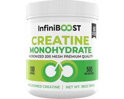 Infiniboost Creatine Monohydraat 500 gram - Premium Quality - Creatine Monohydrate