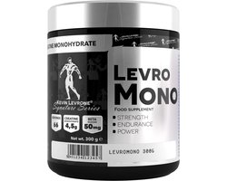 Kevin Levrone - Levro Mono - Creatine monohydraat met Beta Glucan - 300g - Zonder smaak - 67 porties