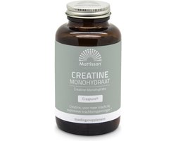 Mattisson - Creatine Monohydraat Capsules - Creapure - Vegan - 180 Capsules