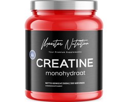 Meester Nutrition Creatine Monohydraat – 500 gram: Zuiverheid en Kracht uit Duitsland