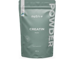 nutri+ Creatine Monohydraat Poeder 450 g - Pure Creatine 99,9% - hoog gedoseerd, ultrafijn, veganistisch en neutraal - Creatine Poeder Mono Mesh 200 smaakloos - topkwaliteit