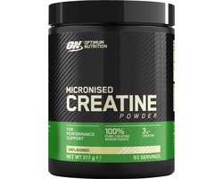 Optimum Nutrition Micronized Creatine Powder - Creatine Poeder - Creatine Monohydraat - 1 Pot - 317 gram (88 doseringen)