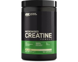 Optimum Nutrition Micronized Creatine Powder - Creatine Poeder - Creatine Monohydraat - 1 Pot - 634 gram (186 doseringen)