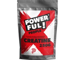 Powerfulpeople - Creatine Monohydraat - Supplement voor spieropbouw en prestaties - Poeder - Creatine Monohydrate - 250g