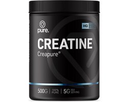 Pure. Creatine (Creapure®) - 500gr - hoogste kwaliteit - spieropbouw en prestaties - sport & fitness