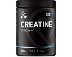 PURE Creatine - (made of Creapure®) - 500gr - voor spieropbouw en prestaties