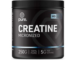 PURE Creatine Monohydraat - 250g - micronized poeder - creatine - sportvoeding